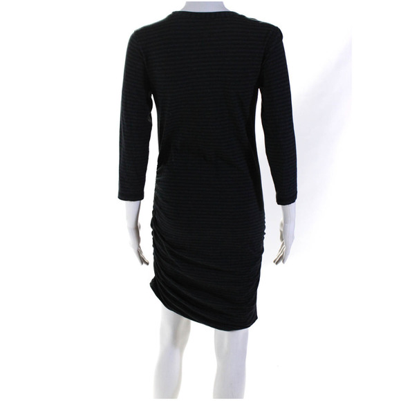 Lululemon Long Sleeve Mini Dress Gray Black 6 - Picture 11 of 13